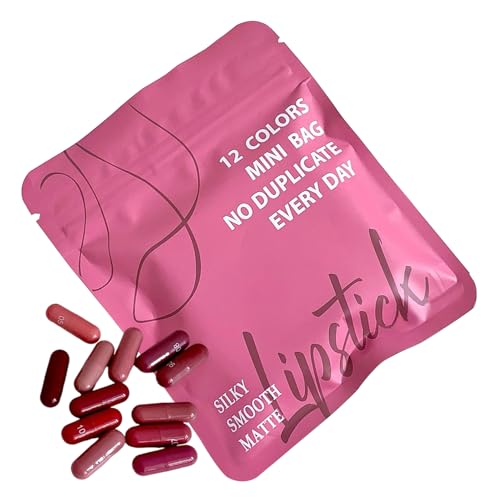 Dfstvup Mini Lippenstift Set,12 Farben Mini Samt Lippenstift Set - Wasserdichter Nicht Anhaftender Becher Samt Make-up Für Mutter Frauen Mädchen Freundin Schwester Dfstvup Mini Lippenstift Set,12 Farben Mini Samt Lippenstift Set - Wasserdichter Nicht Anhaftender Becher Samt Make-up Für Mutter Frauen Mädchen Freundin Schwester von Dfstvup