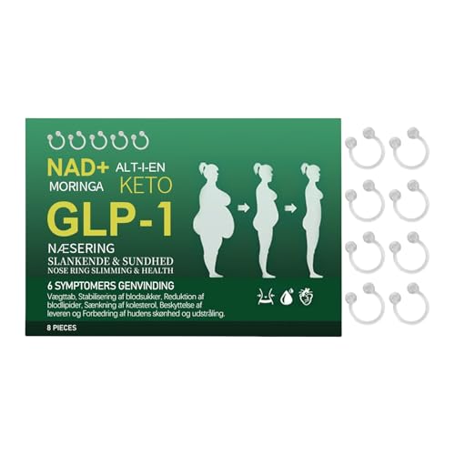 Dfstvup Nasenring für Damen | 8 Stück Nasenpiercings - Tragbare Figurformung Unisex Gewichtsmanagement Zuhause Unterwegs von Dfstvup
