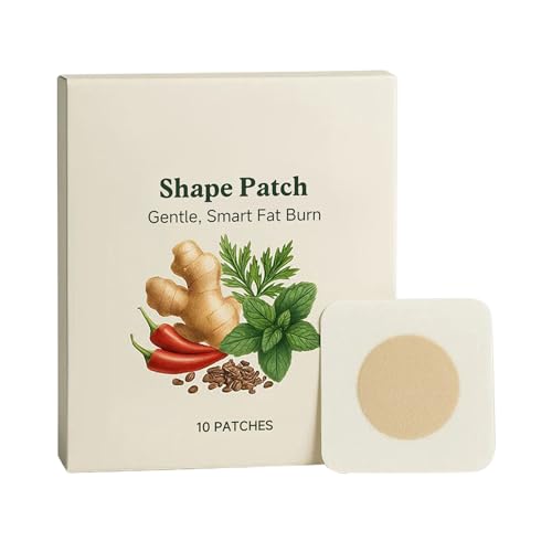 Abschleife Patches mit Stoffwechselaktivierungsformel, 10 Teile, Gewichtsverlust Patches, leichter Bauchnabelabdeckung, Taillenformung und Anti-Zellulite, einfacher Fettbrenner für Männer und Frauen von Dgayaeic