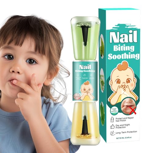 Dgayaeic Bitter -Nagellack, kein Bissagellack,Nagelbitterstopper für Kinder | Natürliche effektive Lösung, Daumensaugerabschreckungsversorgung Fingernagelpflege, kein Bisspräventionsstift von Dgayaeic