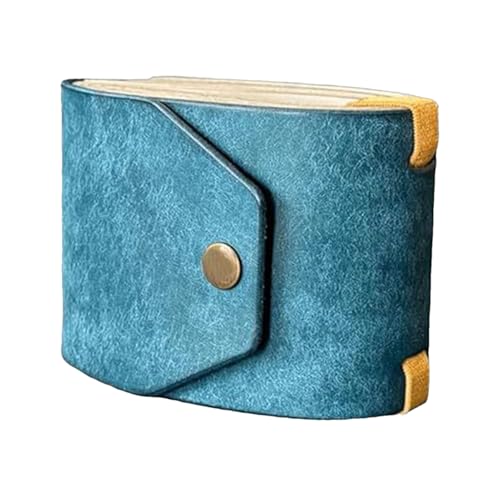 Dgayaeic The Cash Wrap Wallet, Leather Wallet Storage Bag, Slim Money Organizer with Magnetic Clasp, Compact Design, Premium Leather Craftsmanship Versatile Use for Both Men and Women, blau, Refer to von Dgayaeic