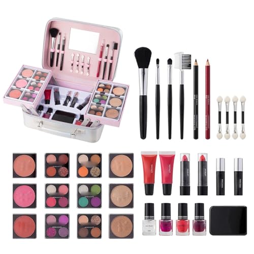 Full Makeup Kit For Women, Complete Makeup Kit, All-Day Beauty Makeup Brush Lipstick Full Kit Bundle With Makeup Bag Waterproof Long-Lasting Makeup Case Set Perfect For Casual Events, Parties Full Makeup Kit For Women, Complete Makeup Kit, All-Day Beauty Makeup Brush Lipstick Full Kit Bundle With Makeup Bag Waterproof Long-Lasting Makeup Case Set Perfect For Casual Events, Parties von Dgayaeic