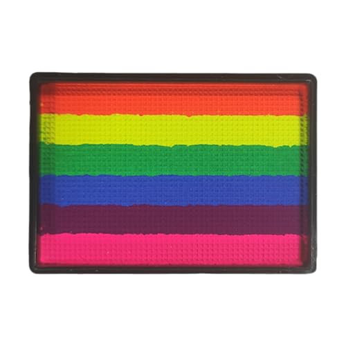 Gesichtsfarben, 6-Farben-Körpermalerei Regenbogenfarbe, Gesichts- und Körperfarbe Palette, Wasserbasis und hautfreundliche Formel, erzeugen Spaß, Fett oder dramatische Looks für Kinder-Ad-Erwachsene a von Dgayaeic