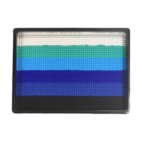 Gesichtsfarben, 6-Farben-Körpermalerei Regenbogenfarbe, Gesichts- und Körperfarbe Palette, Wasserbasis und hautfreundliche Formel, erzeugen Spaß, Fett oder dramatische Looks für Kinder-Ad-Erwachsene a von Dgayaeic