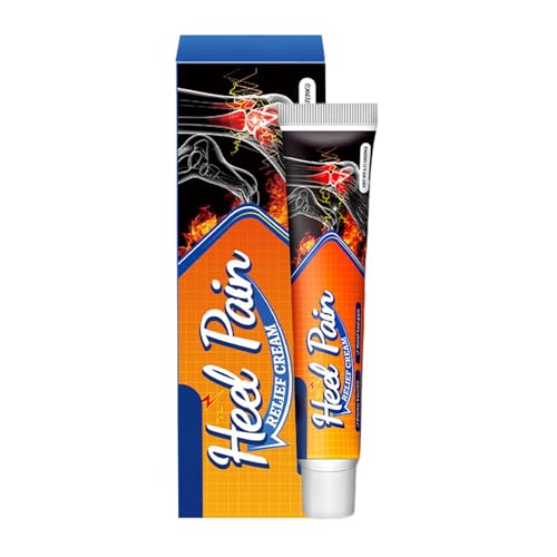 Kräuter-Fersenschmerz-Refabremecreme mit Hautglättung und feuchtigkeitsspendender Formel, 20 g, Rissel-Fersenreparaturcreme, Muskelrelaxation Massage-Salbe, schnell absorbierender, für Frauen, Männer, von Dgayaeic