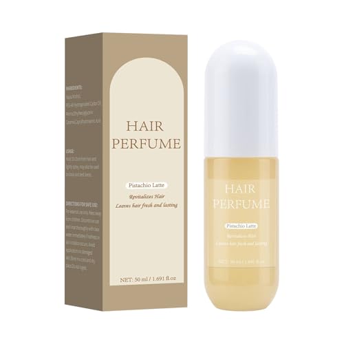 Warmes Zucker Haar-Parfüm, leichte und langlebige Formel, 50 ml Reisegröße, Haarparfüm, Latte-Duftkörper Nebel, vielseitig, für Frauen, Teenager & Damen von Dgayaeic