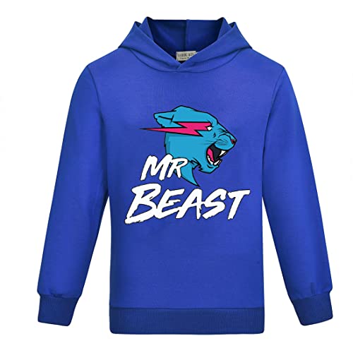 Berühmte YouTube Youtuber Gamer Esprots Logo Print T-Shirt Hoodies für Jungen, blau (1), 11-12 Jahre von Dgfstm