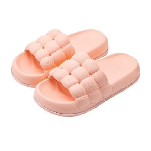 Dh2yjnbf3 Cloud Slides Kissen-Hausschuhe Unisex Komfort-Rutschfeste Dusch-Hausschuhe Dicke Sohle Haussandalen Indoor & Outdoor(Pink,Alpha Medium) von Dh2yjnbf3
