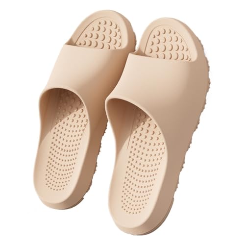 Dh2yjnbf3 Massage-Hausschuhe Damen Herren Sandalen Rutschfeste offene Zehen Duschschuhe Sommerhaus-Schieber for Bad Fitnessstudio Pool(Pink,Alpha Medium) von Dh2yjnbf3