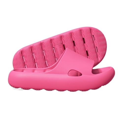Rutschfeste Duschsandalen mit Abflusslöchern, Unisex, leicht, schnelltrocknend, Wolken-Hausschuhe for den Innen- und Außenbereich(Rose,Alpha Medium) von Dh2yjnbf3