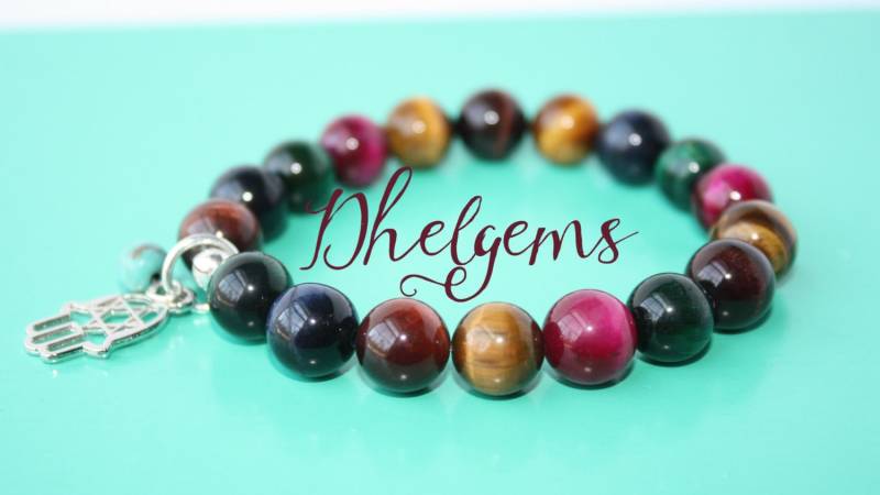 Tiger Eye Perlenarmband/Multicolor Edelstein Armband Boho Armband/Boho Schmuck Paare /Beaded Schmucksachegeschenk Der Frauen Tiger Eye Perlenarmband/Multicolor Edelstein Armband Boho Armband/Boho Schmuck Paare /Beaded Schmucksachegeschenk Der Frauen von Dhelgems