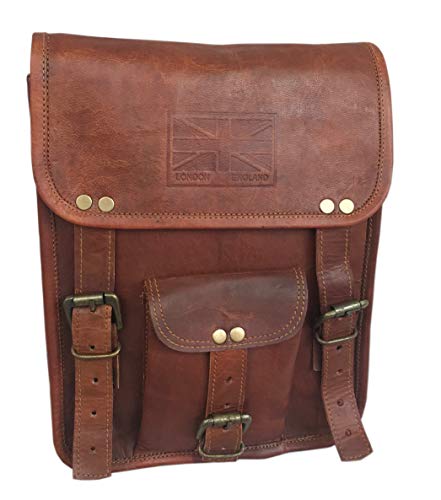 DHK Leather "Handtasche Schultertasche Lederhandtasche Tray Bag 7 Zoll Abendtasche Freizeittasche Schultertasche Party Bag Old School Ledertasche Vintage Ladies Small von Dhk Devil Hunter Killer