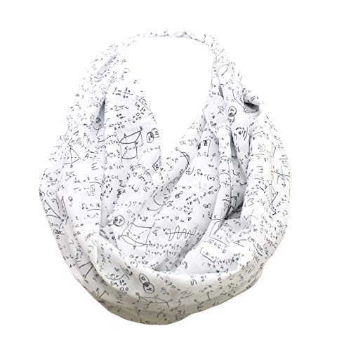 Di Capanni Mathematik Infinity Schal für Frau Ingenieure Lehrer Nerds Algebra Mathematik Zubehör für ihre geeky Schülerin, Weiss/opulenter Garten, Einheitsgröße von Di Capanni