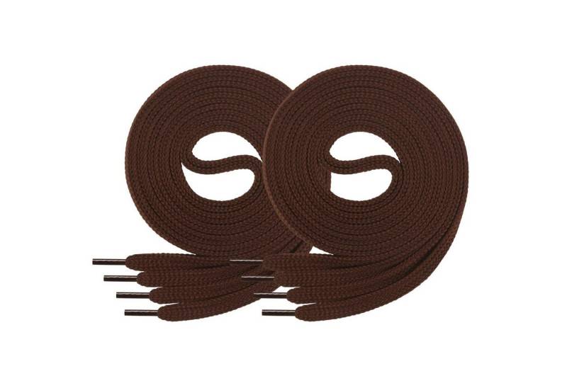 Di Ficchiano Schnürsenkel 2 Paar - Schnürsenkel flach 8mm breit reißfest aus Polyester von Di Ficchiano