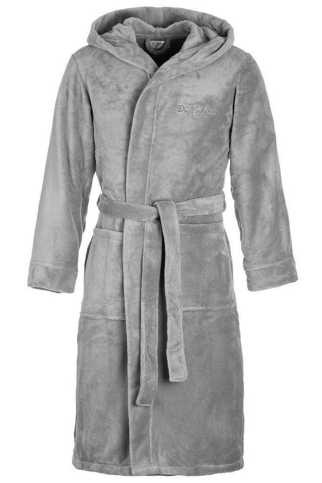 Di Vadini Bademantel Di Vadini UNISEX Herren Damen Bademantel FLORENZ mit Kapuze, wadenlang, Polyester, Weitenverstellung, Bindegürtel, mit Kapuze Di Vadini Bademantel Di Vadini UNISEX Herren Damen Bademantel FLORENZ mit Kapuze, wadenlang, Polyester, Weitenverstellung, Bindegürtel, mit Kapuze von Di Vadini