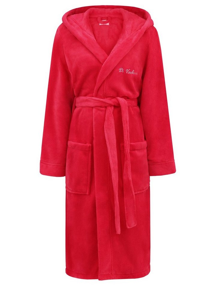 Di Vadini Bademantel Di Vadini UNISEX Herren Damen Bademantel FLORENZ mit Kapuze, wadenlang, Polyester, Weitenverstellung, Bindegürtel, mit Kapuze Di Vadini Bademantel Di Vadini UNISEX Herren Damen Bademantel FLORENZ mit Kapuze, wadenlang, Polyester, Weitenverstellung, Bindegürtel, mit Kapuze von Di Vadini
