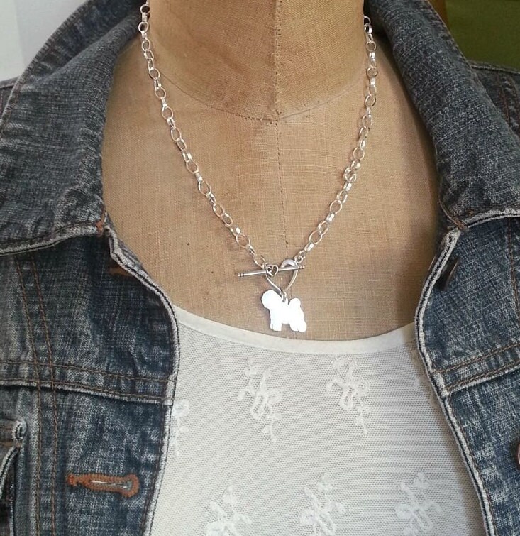 Bichon Frise Dicken Sterlingsilber Kette Halskette, Anhänger Personalisieren, Rasse Silhouette Charme, Rescue Shelter, Dog Memorial Schmuck Bichon Frise Dicken Sterlingsilber Kette Halskette, Anhänger Personalisieren, Rasse Silhouette Charme, Rescue Shelter, Dog Memorial Schmuck von DiBAdog