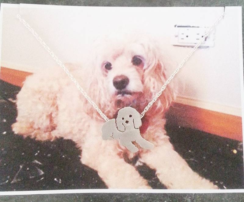Hund Anhänger Halskette .. Benutzerdefinierte Haustier Porträt Sterling Silber Schmuck Muttertag Andenken Hund Anhänger Halskette .. Benutzerdefinierte Haustier Porträt Sterling Silber Schmuck Muttertag Andenken von DiBAdog