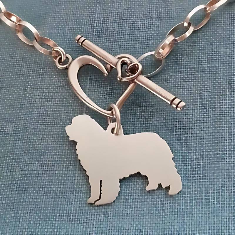Neufundländer Kettenarmband, Newfy Sterling Silber Personalisieren Anhänger, Breed Silhouette Charm, Rettung Tierheim, Gedenkgeschenk Neufundländer Kettenarmband, Newfy Sterling Silber Personalisieren Anhänger, Breed Silhouette Charm, Rettung Tierheim, Gedenkgeschenk von DiBAdog