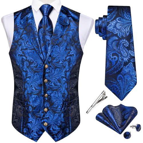 DiBanGu Herren-Anzugweste für formelle Anlässe, Business- oder Freizeitkleidung, Anzugweste für Herren, Königsblau, XXX-Large DiBanGu Herren-Anzugweste für formelle Anlässe, Business- oder Freizeitkleidung, Anzugweste für Herren, Königsblau, XXX-Large von DiBanGu