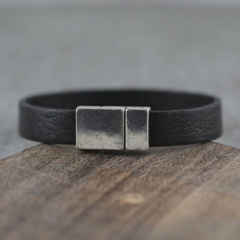 Benutzerdefinierte Herren Armband. Schwarze Unisex von DiCorio