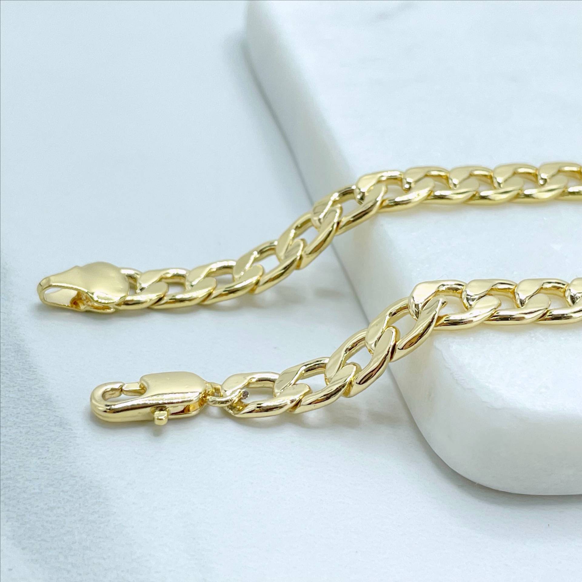 18K Gold Füllte Miami Cuban Link-Kette 6mm Dicke, 18 Oder 32 Zoll Länge, Unisex Panzerkette Link-Kette, Großhandel Schmuck Machen Lieferungen von DiJuJewels