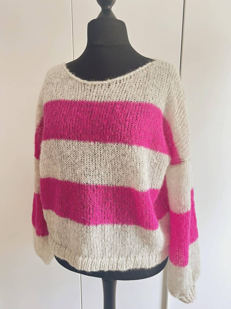 Handgestrickter Pullover Aus Alpaca Seide Wolle in Deiner Wunschfarbe Handmade Norddeutschland von DiJuMa