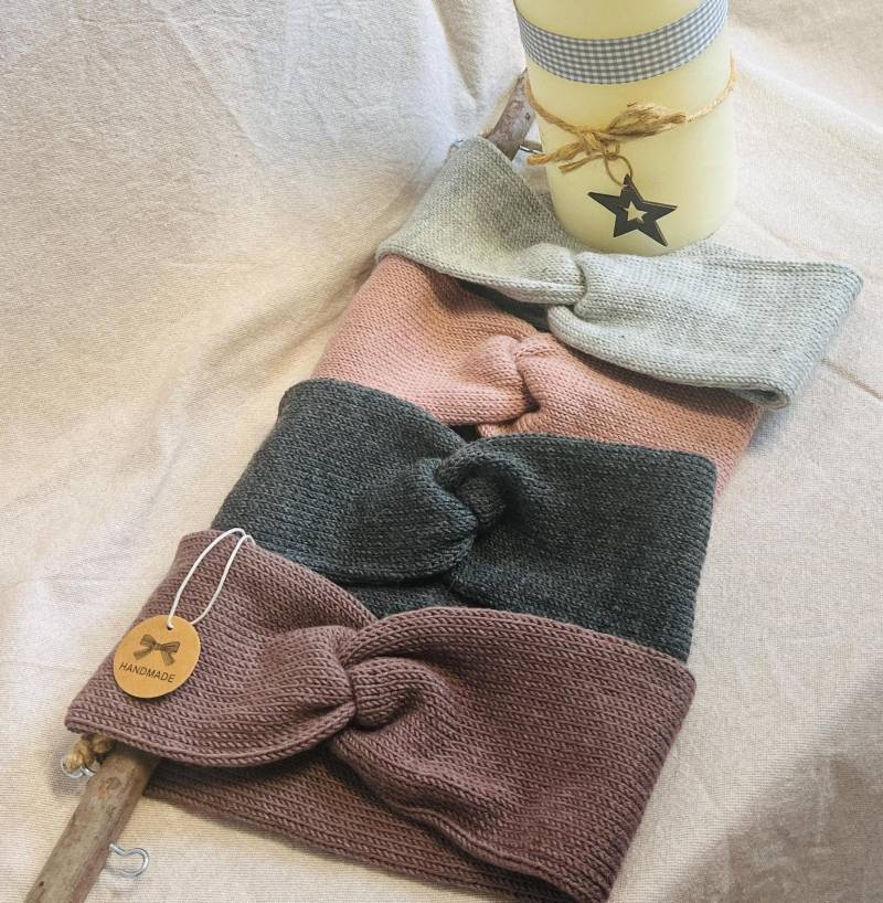 Twist Stirnband Aus Reiner Merinowolle Für Allergiker Und Empfindliche Haut von DiJuMa