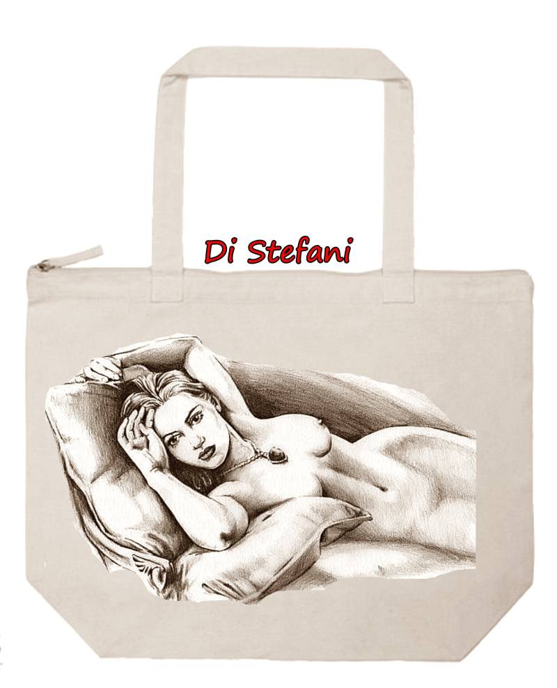 Titanic Aktzeichnung Szene, Kate Winslet, Herz Des Ozeans, Einzigartige Digital Gedruckte Strandtasche von DiStefani