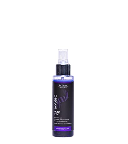 Anti-Gelbstich Spray Sofortwirkung Für Blondes, Blondiertes, Gesträhntes, Graues Haar | (100ml) Divano Sprühkur Magic Silberspray von DiVANO ... weil es Ihr Haar ist.