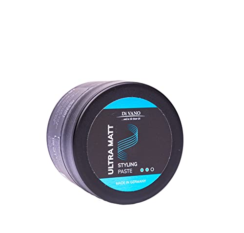 Ultimativer Matt-Look | das Haar fällt locker | toller Duft | Ultra Matt Styling Paste Wachs 100ml von DiVANO ... weil es Ihr Haar ist.