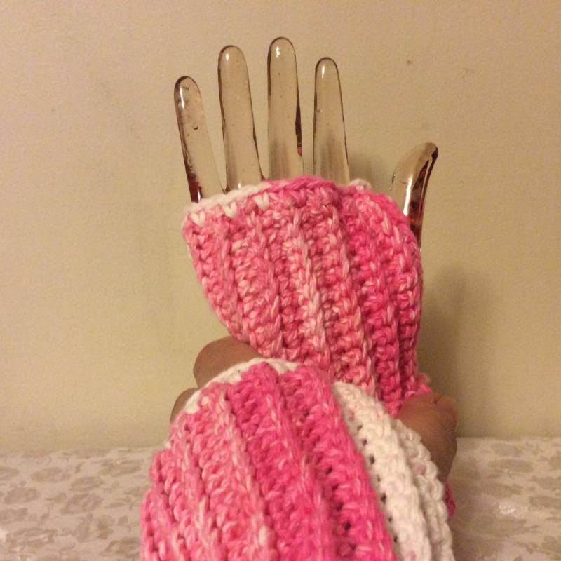 Fingerlose Handschuhe, Pulswärmer, Texting, Gerippte Häkelarbeit, Pinky-streifen, Alle Baumwolle, Erwachsenengröße, Passt Am Meisten Fingerlose Handschuhe, Pulswärmer, Texting, Gerippte Häkelarbeit, Pinky-streifen, Alle Baumwolle, Erwachsenengröße, Passt Am Meisten von DiVerseBlessings