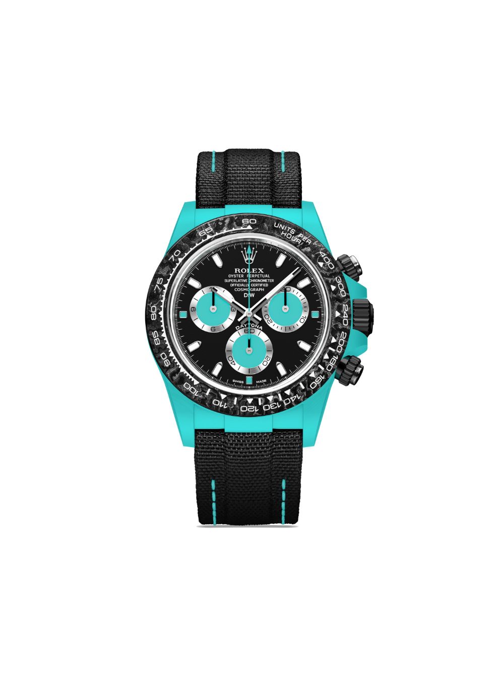 DiW (Designa Individual Watches) Personalisierte Daytona Celeste 40mm - Schwarz von DiW (Designa Individual Watches)