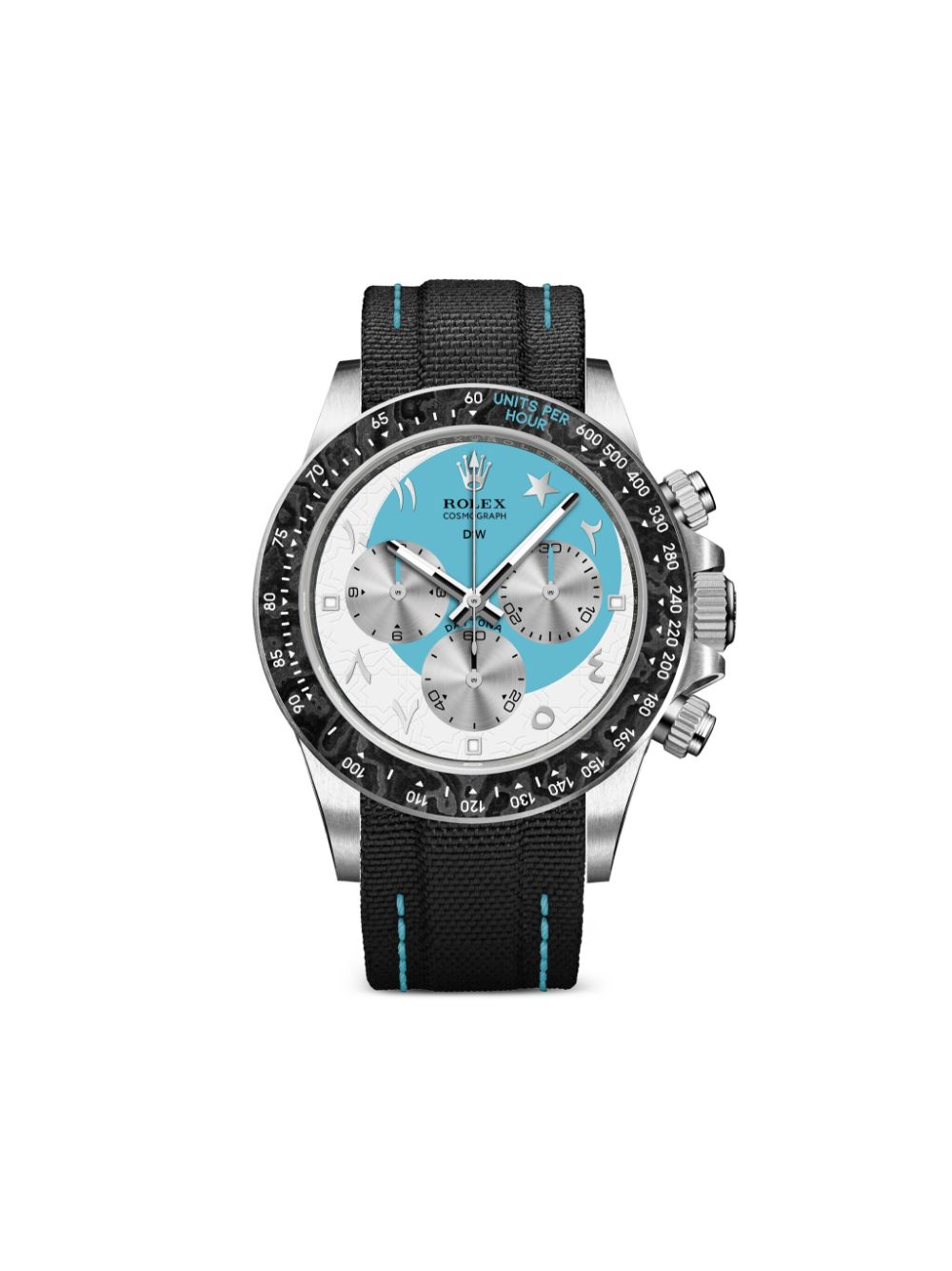 DiW (Designa Individual Watches) Personalisierte Daytona Ramadan EX 40mm - Blau von DiW (Designa Individual Watches)