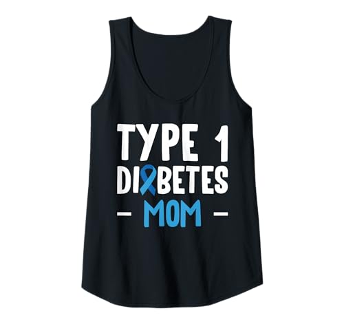 Damen Type 1 Diabetes Mom Mothers Day Tank Top von Diabetes Typ 1 Design Idee