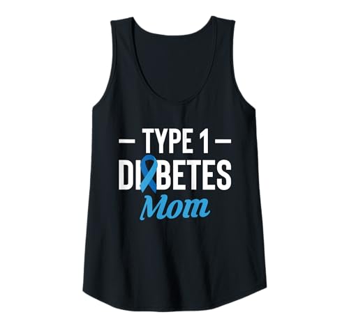 Damen Type 1 Diabetes Mom Mothers Day Tank Top von Diabetes Typ 1 Design Idee