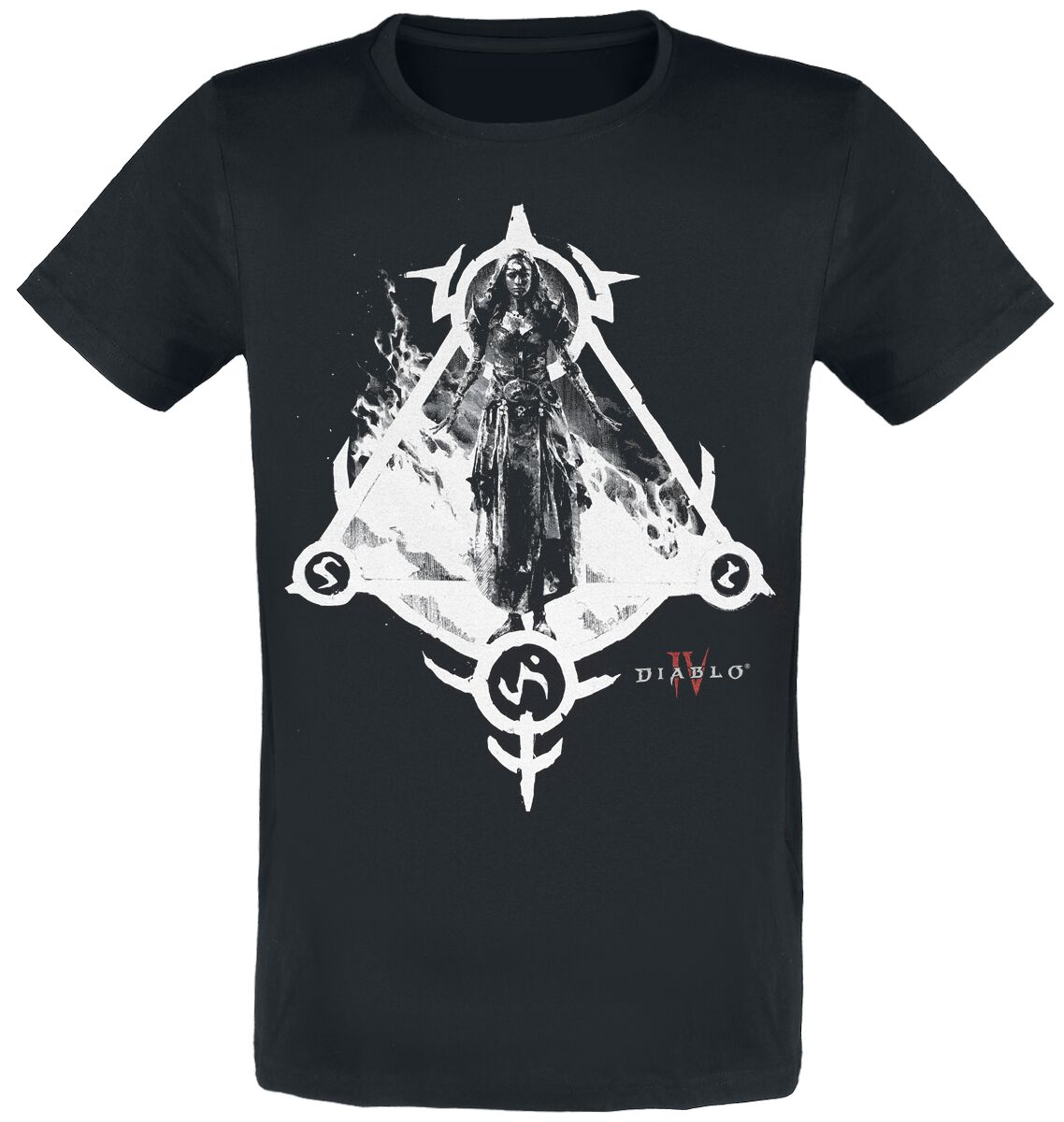 Diablo - Gaming T-Shirt - 4 - Sorceress - S bis XXL - für Männer - Größe S - schwarz von Diablo