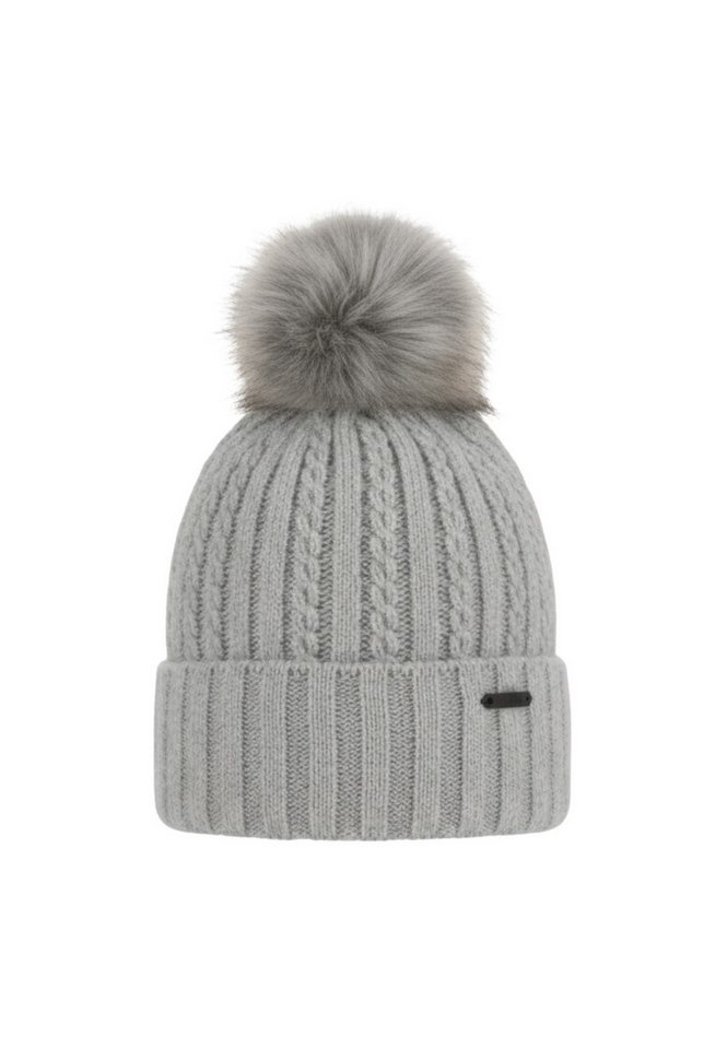 Diademita Beanie Damen-Wintermütze – Karizma mit Bommel (Set) von Diademita
