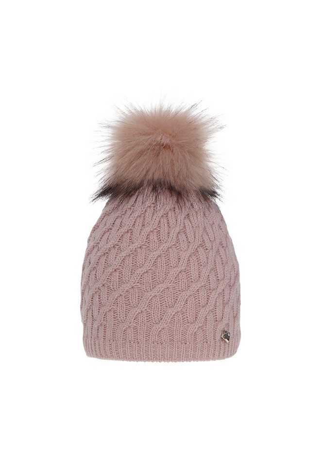 Diademita Beanie Damen-Wintermütze – Kaskada mit Bommel (Set) von Diademita