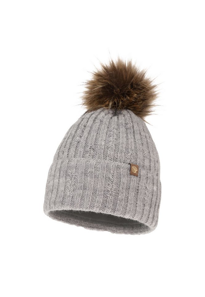 Diademita Beanie Damen-Wintermütze – Savona mit Bommel (Set) von Diademita