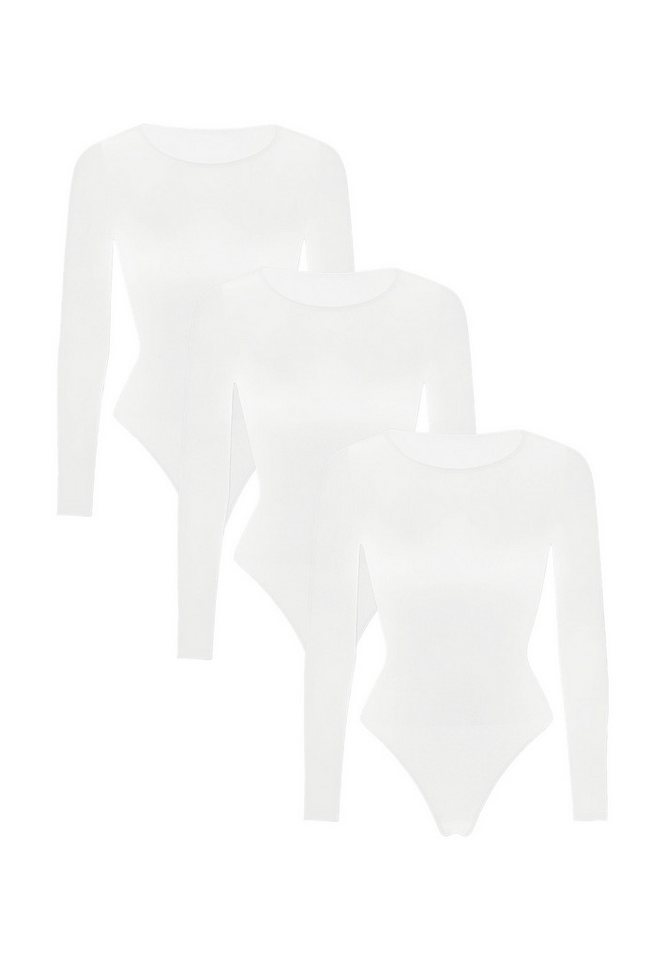 Diademita Body BASIC MAX Langarm Body Frauen 3er Pack (Set, 3-tlg., 3er Pack) von Diademita