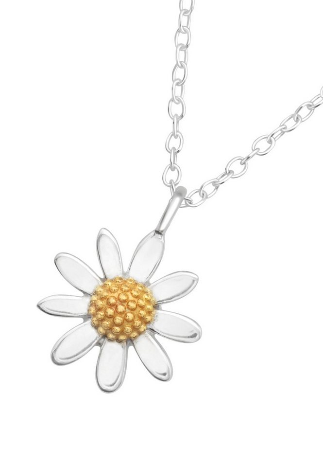 Diademita Collier Sterling Silber Gänseblümchen-Halskette (Set) von Diademita