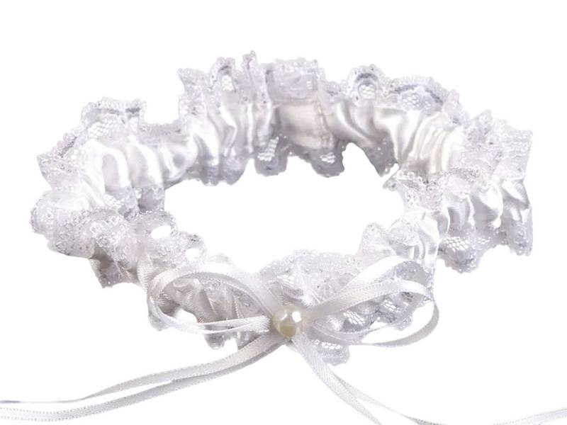 Diademita Strumpfband Hochzeitsstrumpfband aus Spitze von Diademita