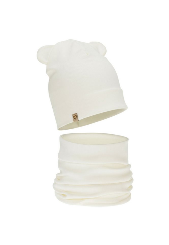 Diademita Sturmhaube Mädchen Frühling/Herbst Set – Mütze und Schlauchschal, Baumwolle (Set) von Diademita