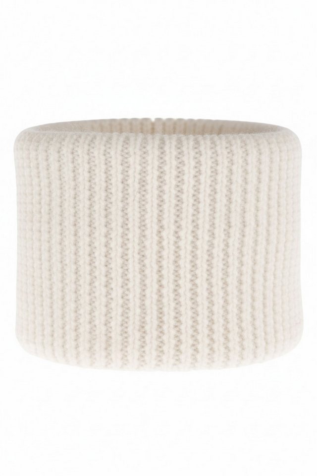 Diademita Sturmhaube Mädchen Winter-Schlauchschal – 100% Extra Feine Merinowolle Vanilla (Set) von Diademita