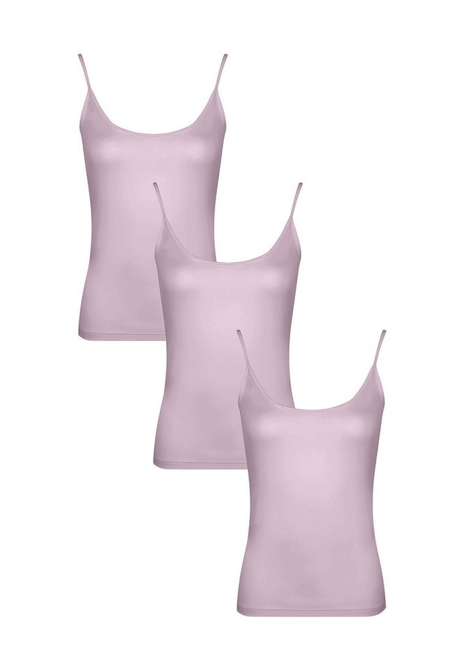 Diademita Tanktop BASIC MAX Spaghetti-Tanktop 3er Pack (Set, 3-tlg., 3er Pack) von Diademita