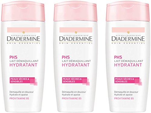 Diadermine - Reinigungsmilch für das Gesicht – feuchtigkeitsspendend – 200 ml – 3 Stück von Diadermine