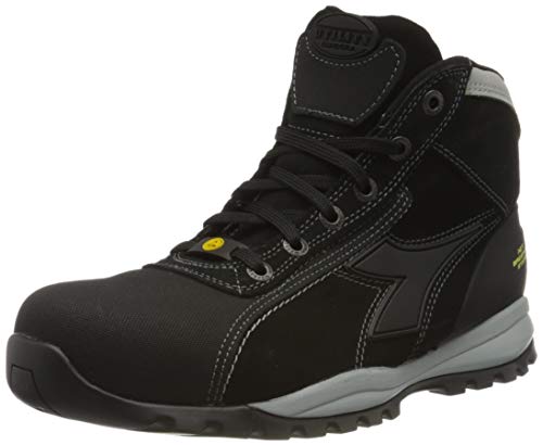 Diadora Herren Chaussures DE SÉCURITÉ Haute Noirs S3 SRA HRO ESD Glove TECH HIGH PRO-173527800130, 45 EU von UTILITY DIADORA