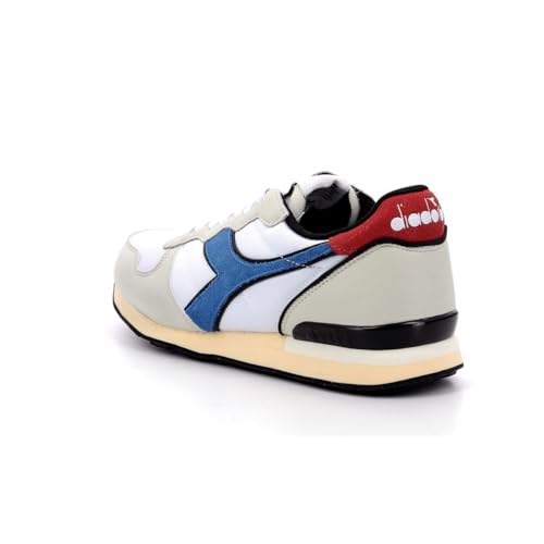 Diadora Camaro Icona Sneaker Herren Weiss/Blau - 42 - Sneaker Low Shoes von Diadora