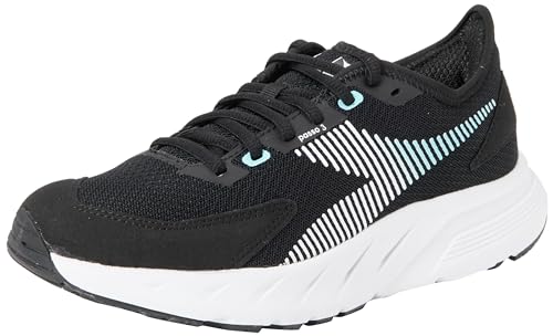 Diadora Damen 3 W Teilung Laufschuh, Black White Aruba Blue, 36 EU von Diadora